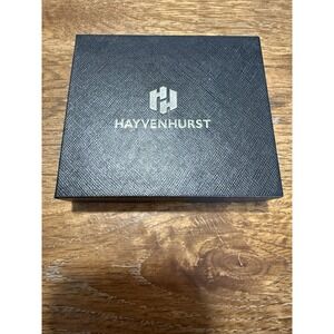 HAYVENHURST Carbon Fiber Slim Wallet Black Money Clip Credit Card Holder